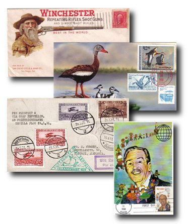 We sell great USA and worldwide philatelic covers